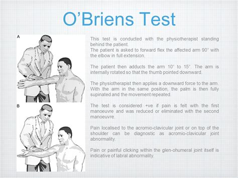 shoulder labrum special test